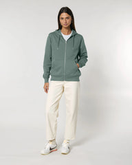 Hoodie Bio-Baumwolle Stanley/Stella Cultivator 2.0 zum Personalisieren - Grüne Bucht