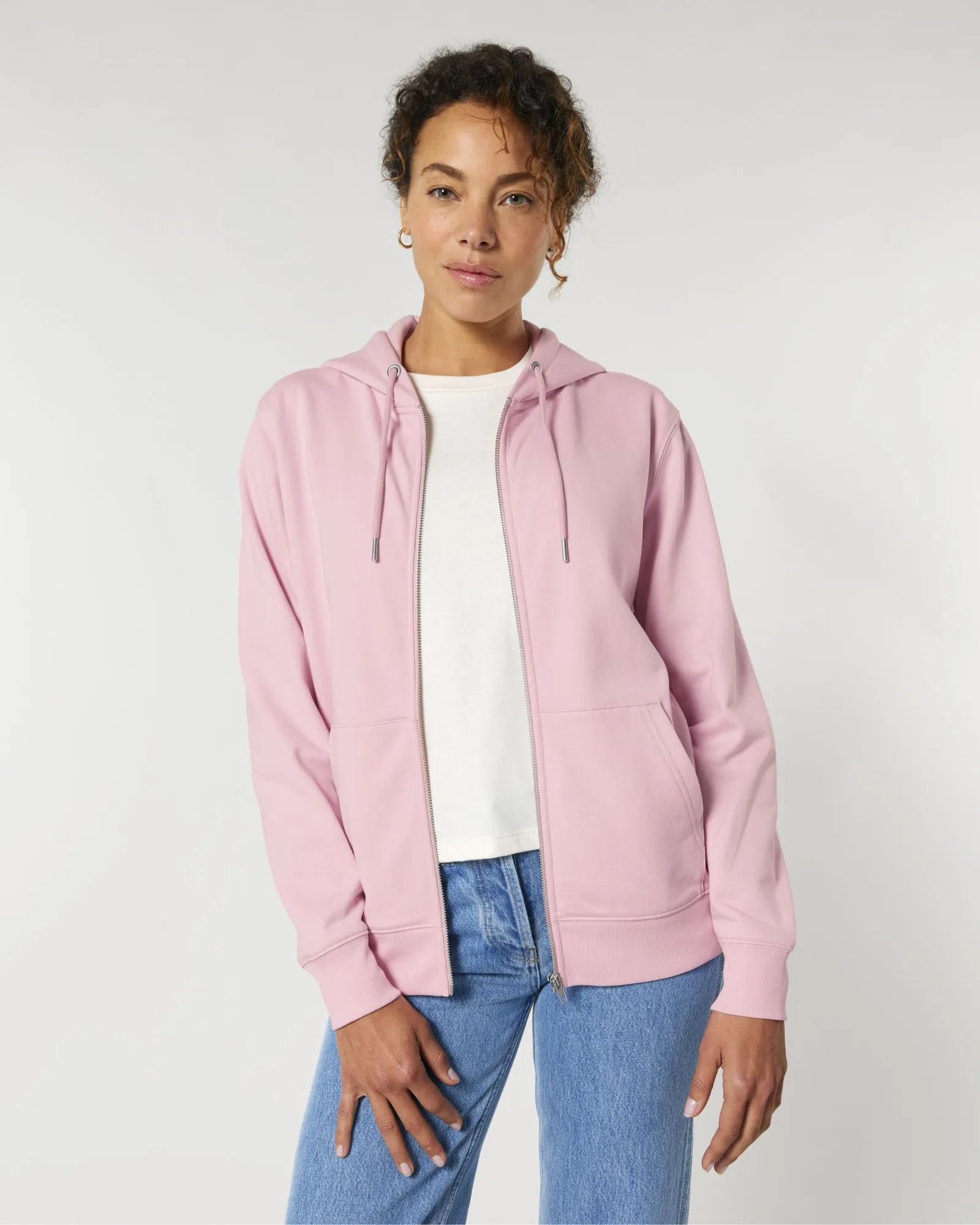Hoodie Bio-Baumwolle Stanley/Stella Cultivator 2.0 zum Personalisieren - Baumwollrosa