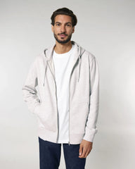 Hoodie Bio-Baumwolle Stanley/Stella Cultivator 2.0 zum Personalisieren - Kühles Melange Grau