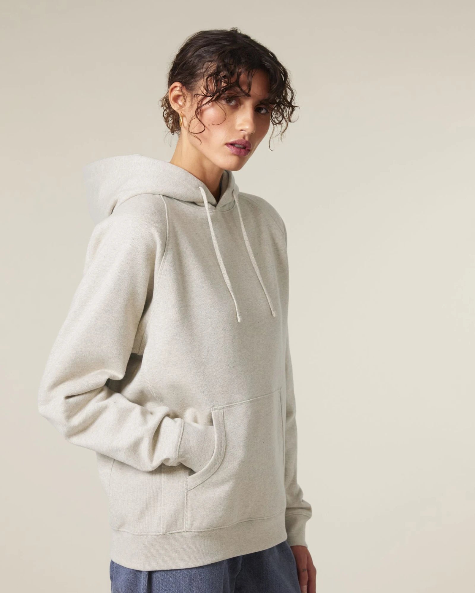 Hoodie Bio-Baumwolle Stanley/Stella Striker zum Personalisieren - Heather Haze