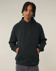 Hoodie Bio-Baumwolle Stanley/Stella Striker zum Personalisieren - Schwarz