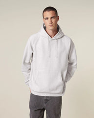 Hoodie Bio-Baumwolle Stanley/Stella Striker zum Personalisieren - Kühles Melange Grau