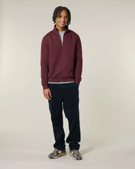 Sweatshirt Bio-Baumwolle Stanley/Stella Trucker 2.0 zum Personalisieren - Bordeaux