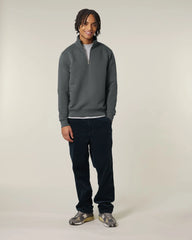 Sweatshirt Bio-Baumwolle Stanley/Stella Trucker 2.0 zum Personalisieren - Anthrazit