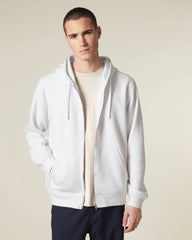 Sweatshirt zippbar Stanley/Stella zum Personalisieren - Weiß