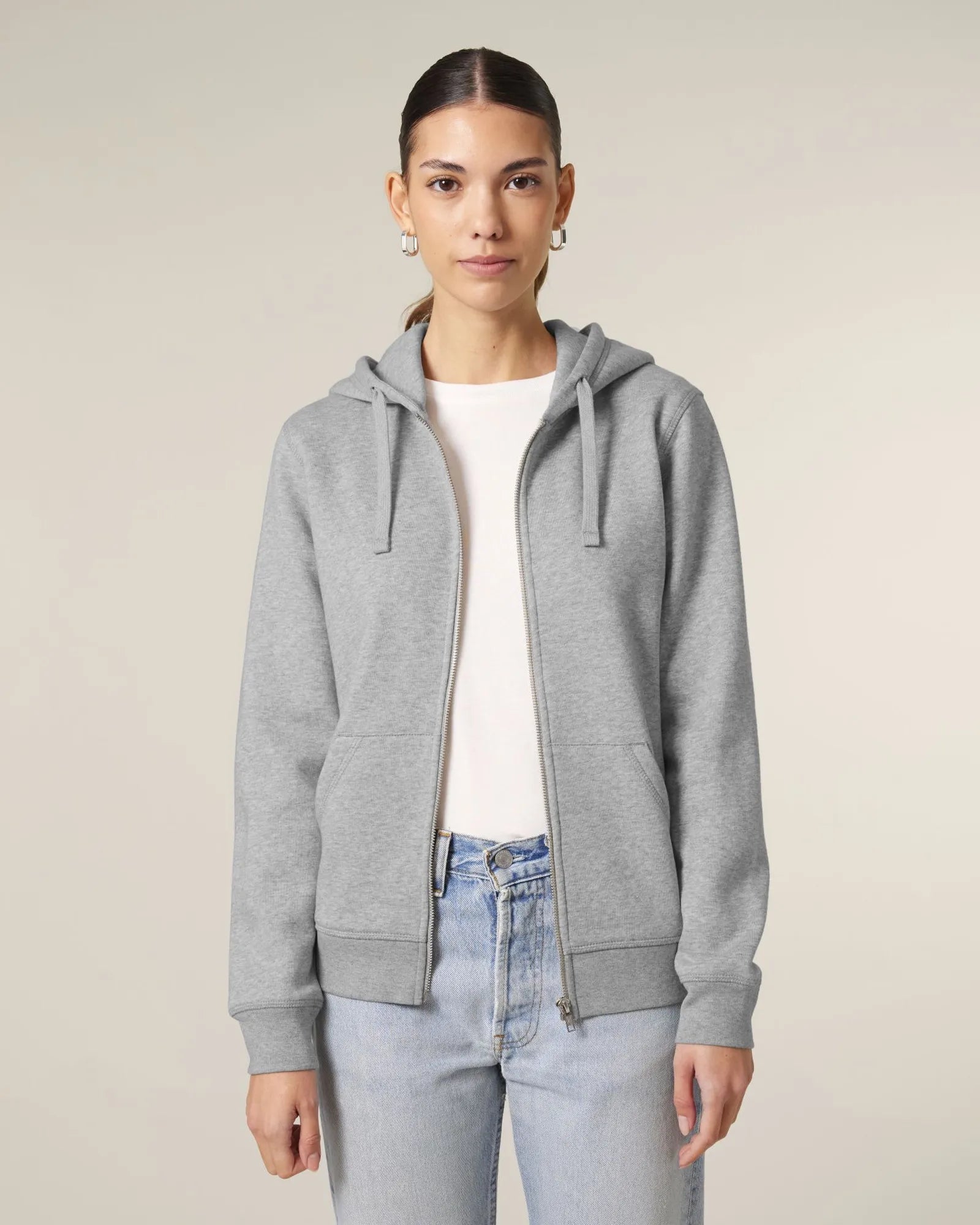 Sweatshirt zippbar Stanley/Stella zum Personalisieren - 12
