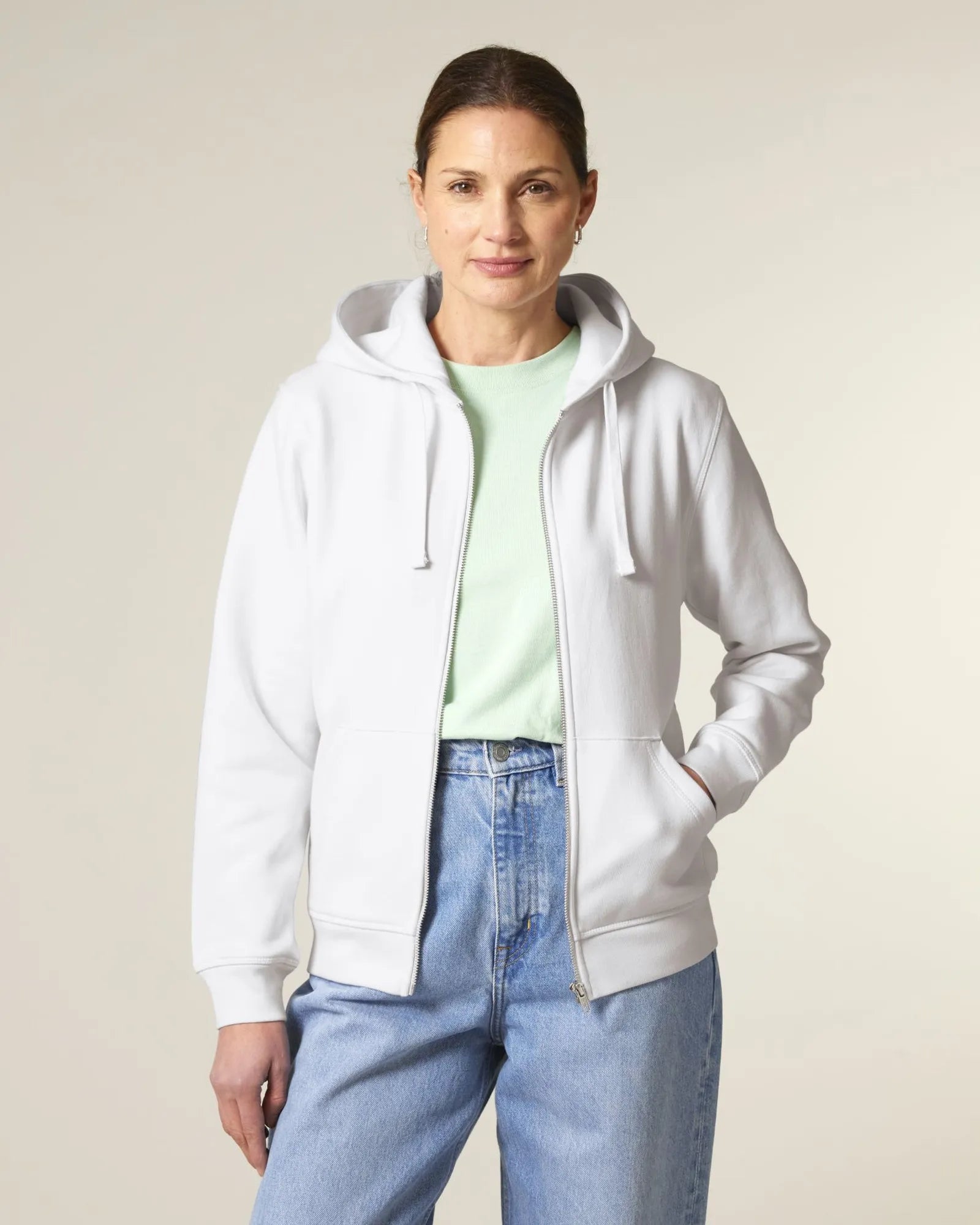 Sweatshirt zippbar Stanley/Stella zum Personalisieren - 5