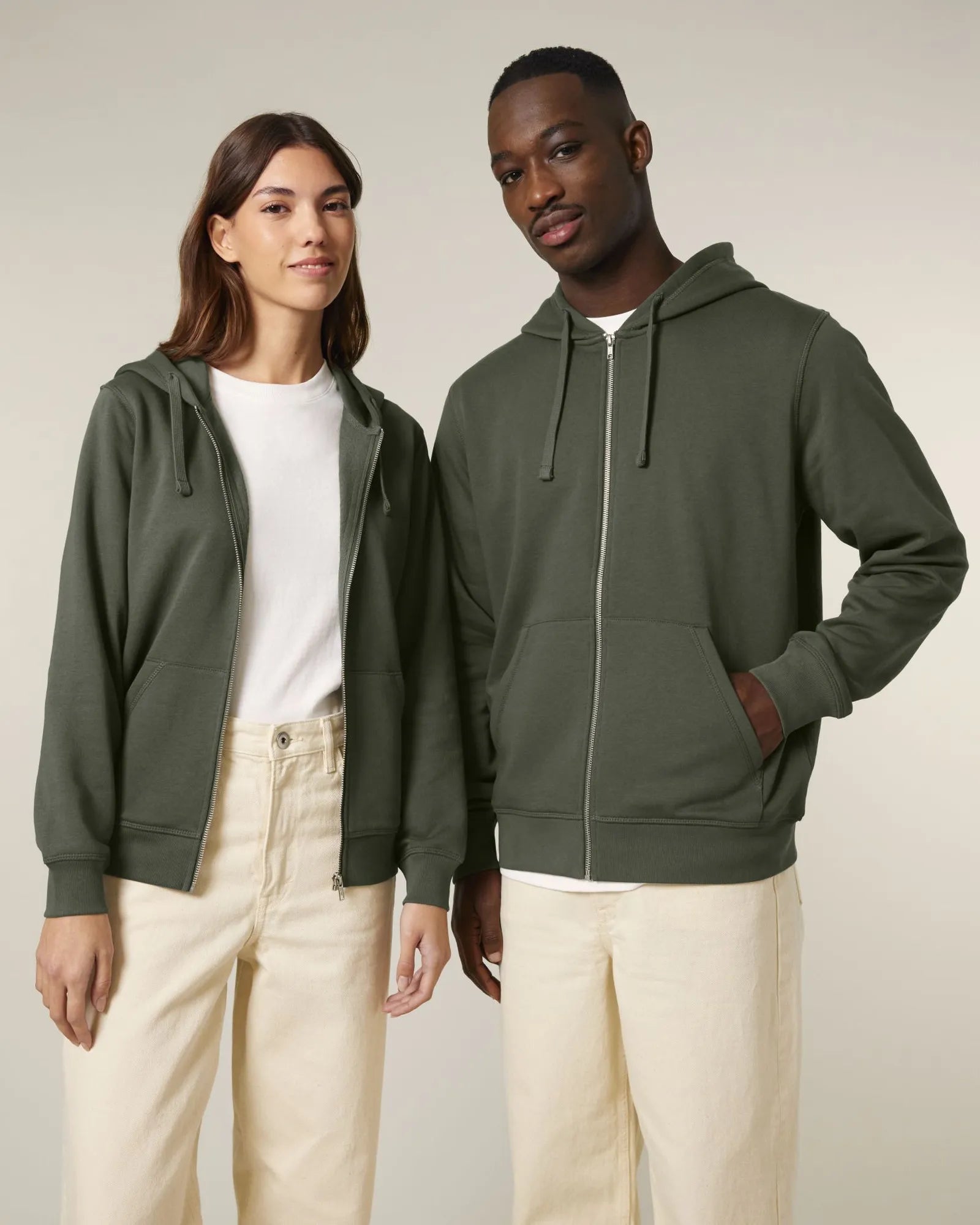 Sweatshirt zippbar Stanley/Stella zum Personalisieren - 38