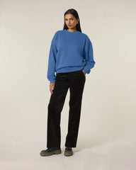Sweatshirt Bio-Baumwolle Stanley/Stella Radder 2.0 zum Personalisieren - Achtsames Blau