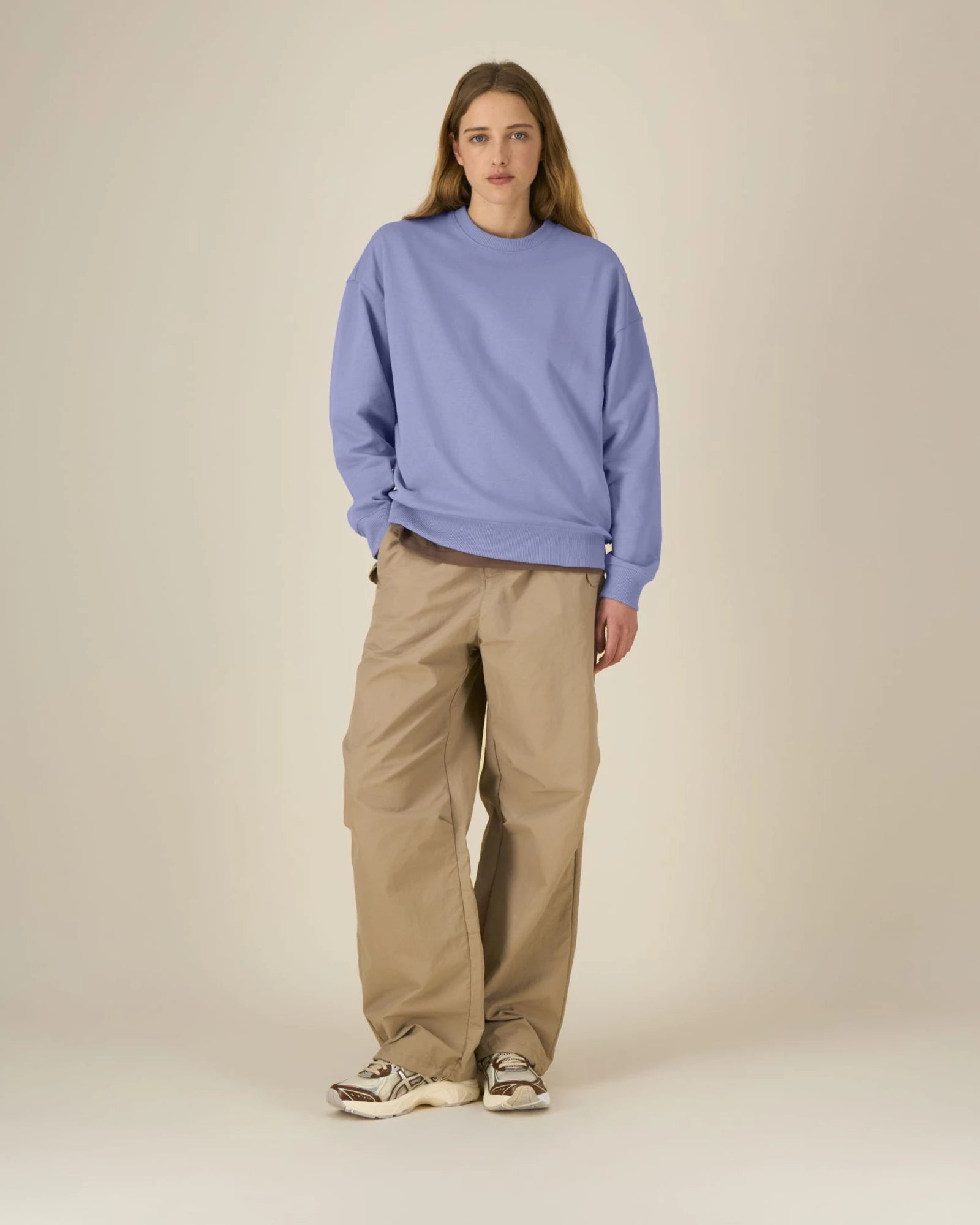 Sweatshirt Bio-Baumwolle Stanley/Stella Radder 2.0 zum Personalisieren - Violett