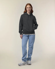 Hoodie Bio-Baumwolle Stanley/Stella Sounder zum Personalisieren - Dunkel Heather Grau