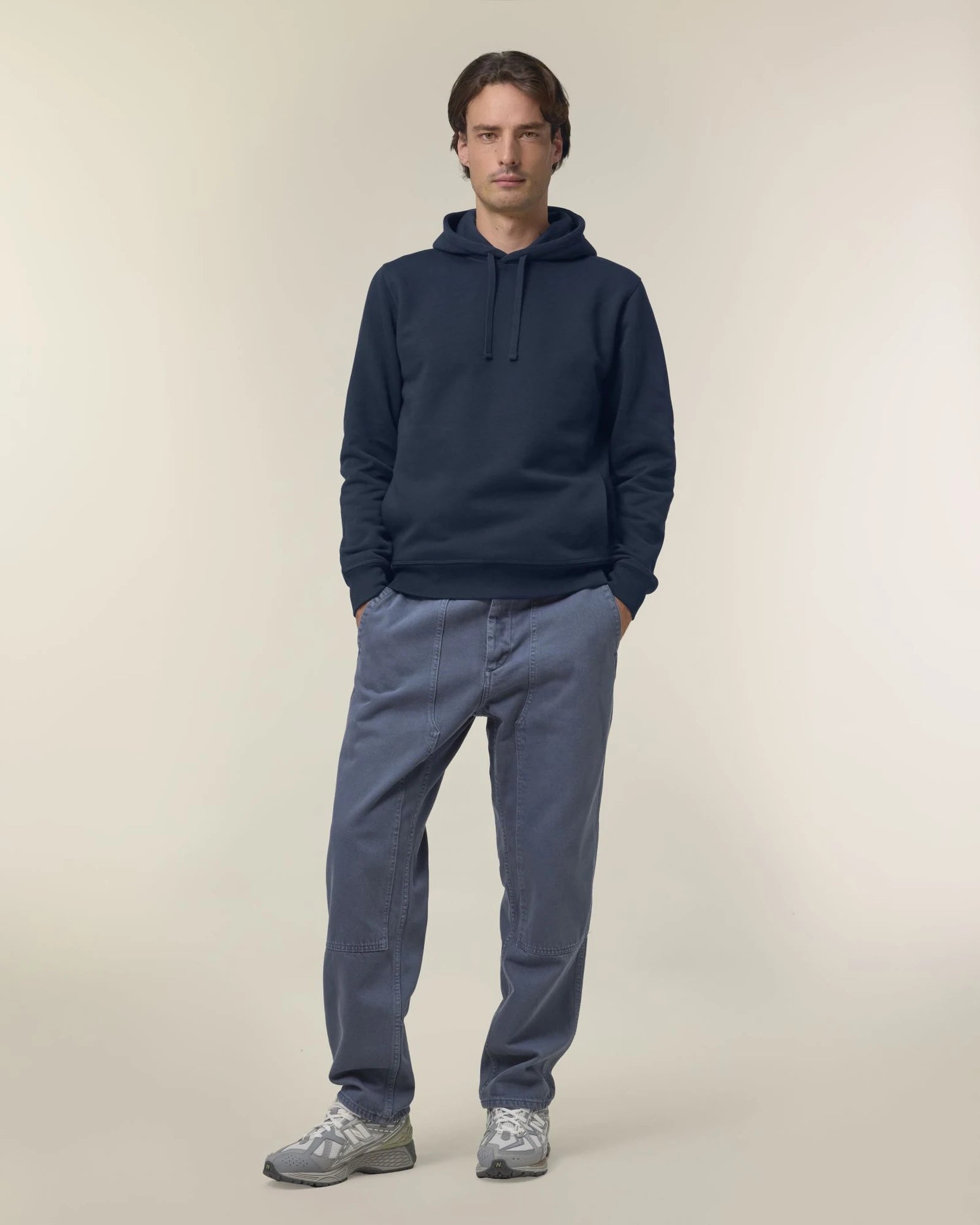 Hoodie Bio-Baumwolle Stanley/Stella Sounder zum Personalisieren - Französische Marine