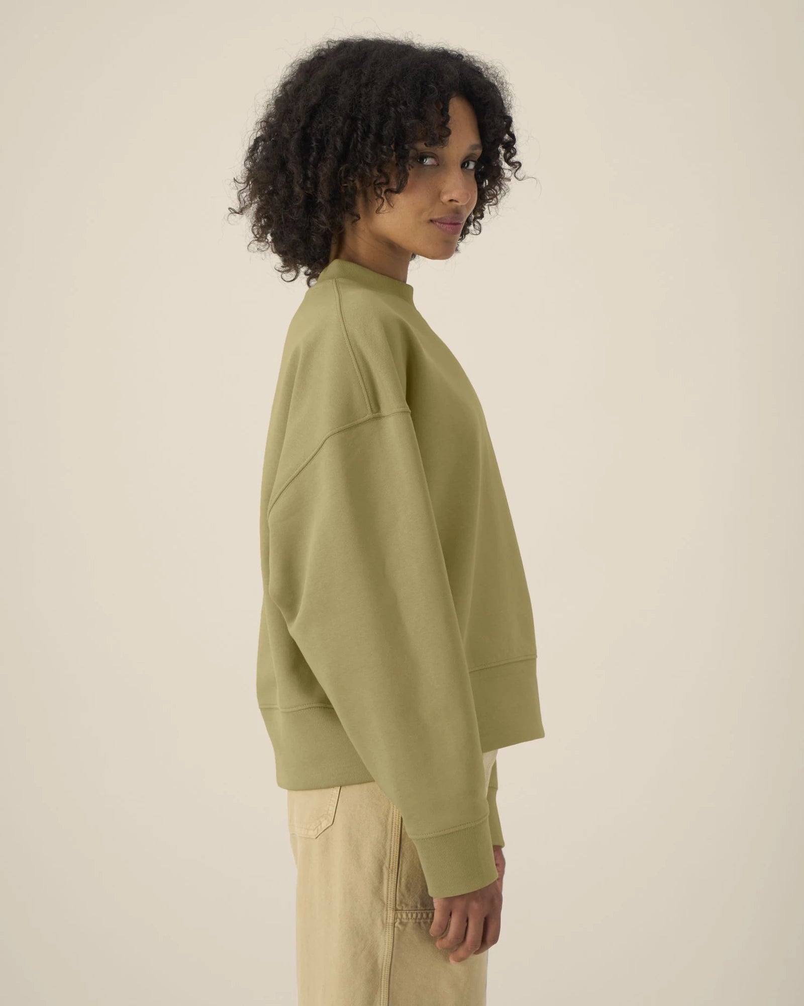 Sweatshirt Boxy aus Bio-Baumwolle Stanley/Stella zum Personalisieren - 8