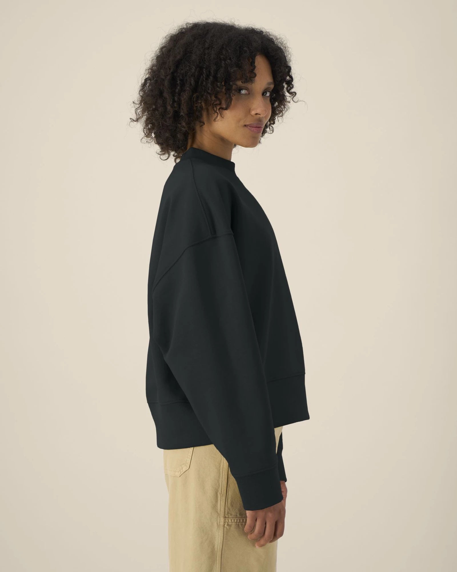 Sweatshirt Boxy aus Bio-Baumwolle Stanley/Stella zum Personalisieren - 15