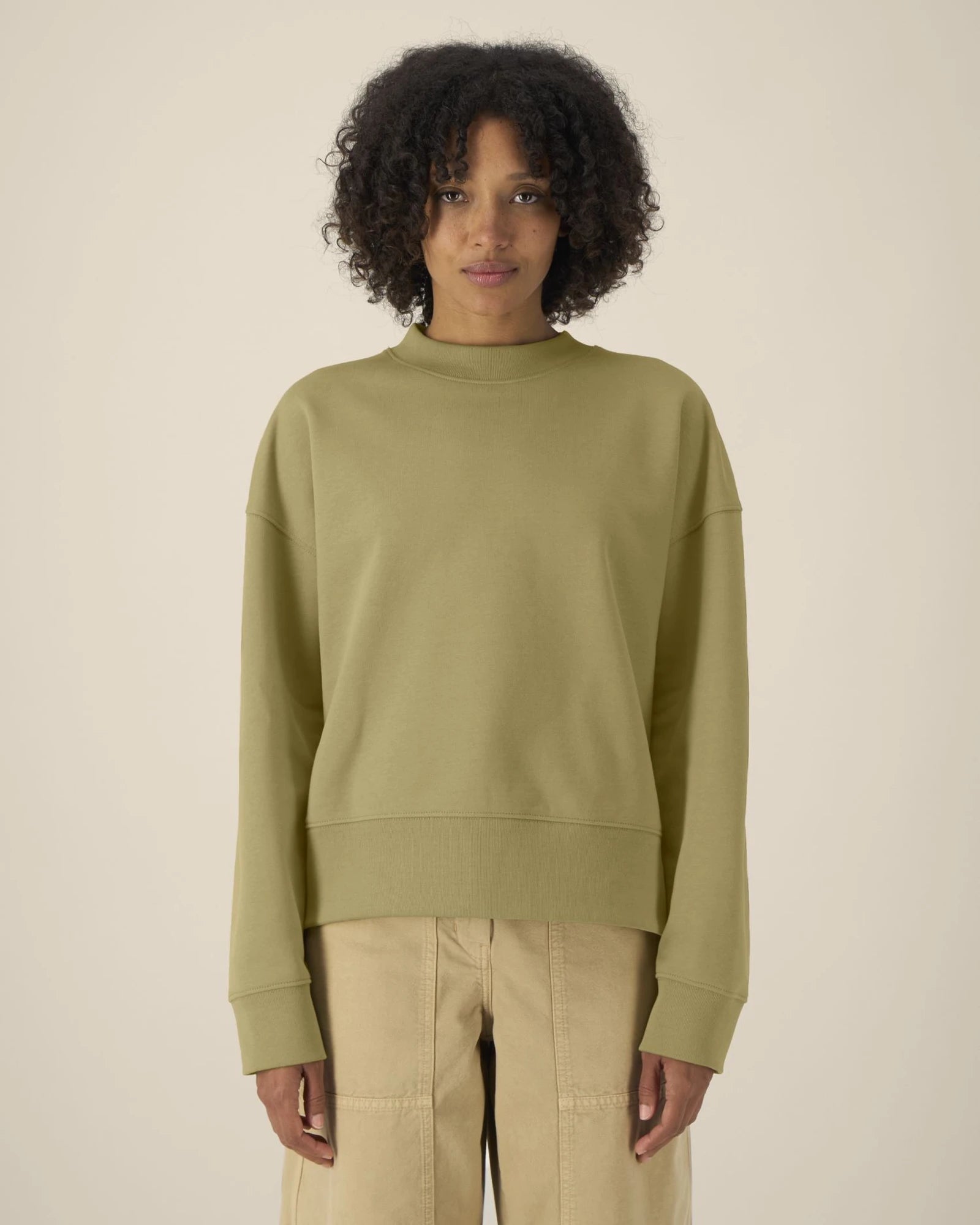Sweatshirt Boxy aus Bio-Baumwolle Stanley/Stella zum Personalisieren - 6