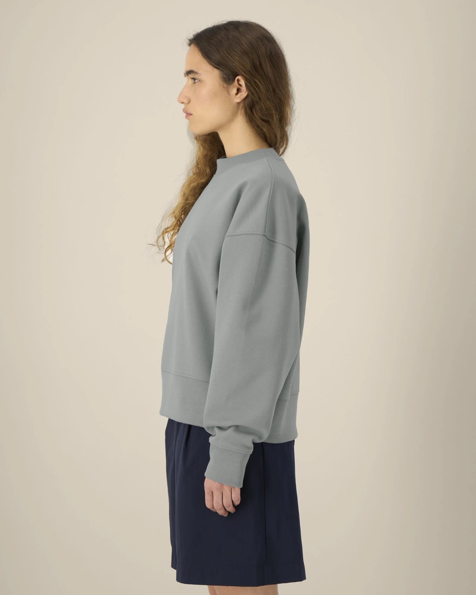 Sweatshirt Boxy aus Bio-Baumwolle Stanley/Stella zum Personalisieren - 35