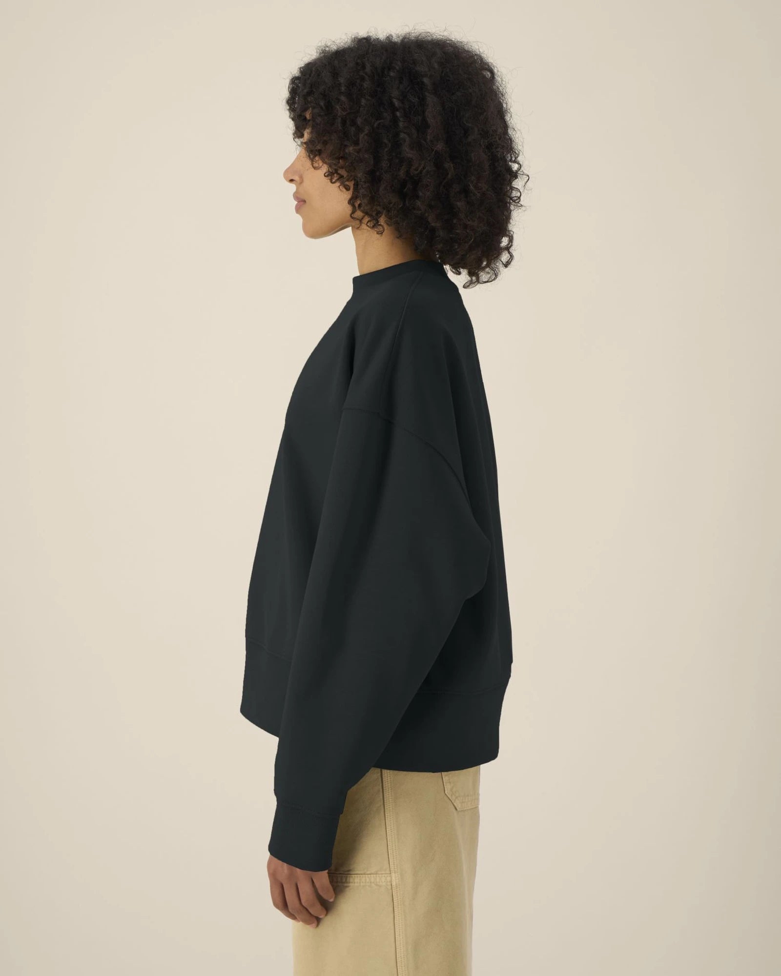 Sweatshirt Boxy aus Bio-Baumwolle Stanley/Stella zum Personalisieren - 14