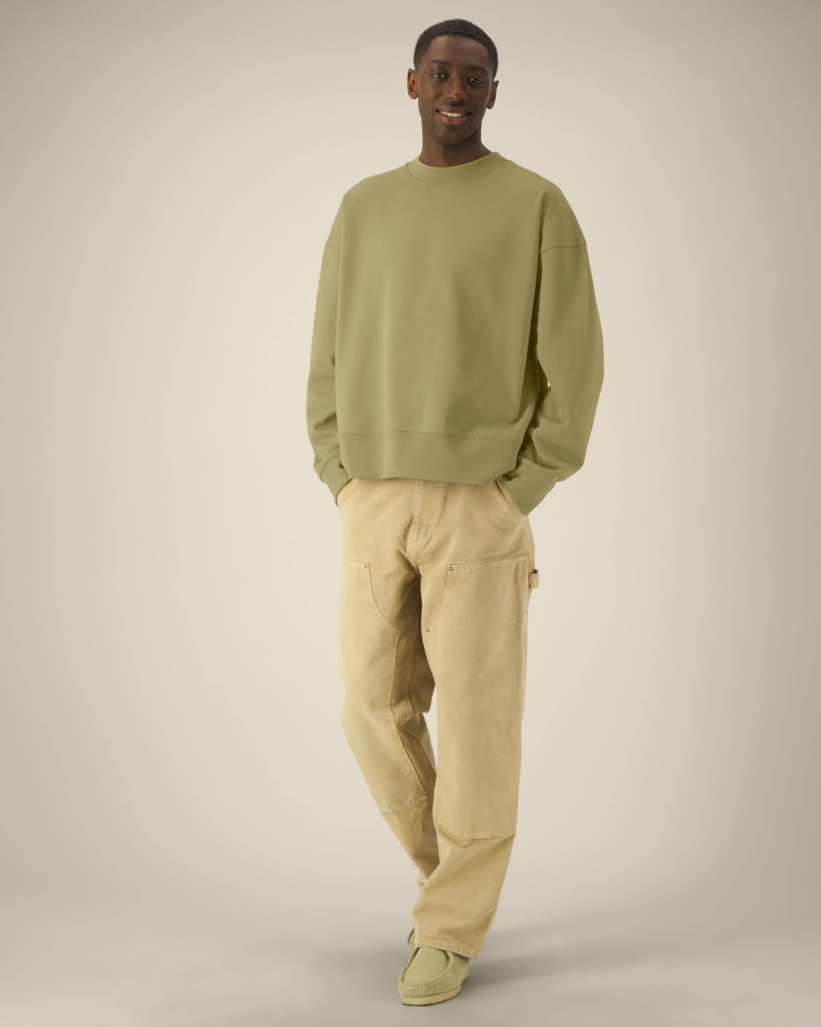 Sweatshirt Boxy aus Bio-Baumwolle Stanley/Stella zum Personalisieren - 2