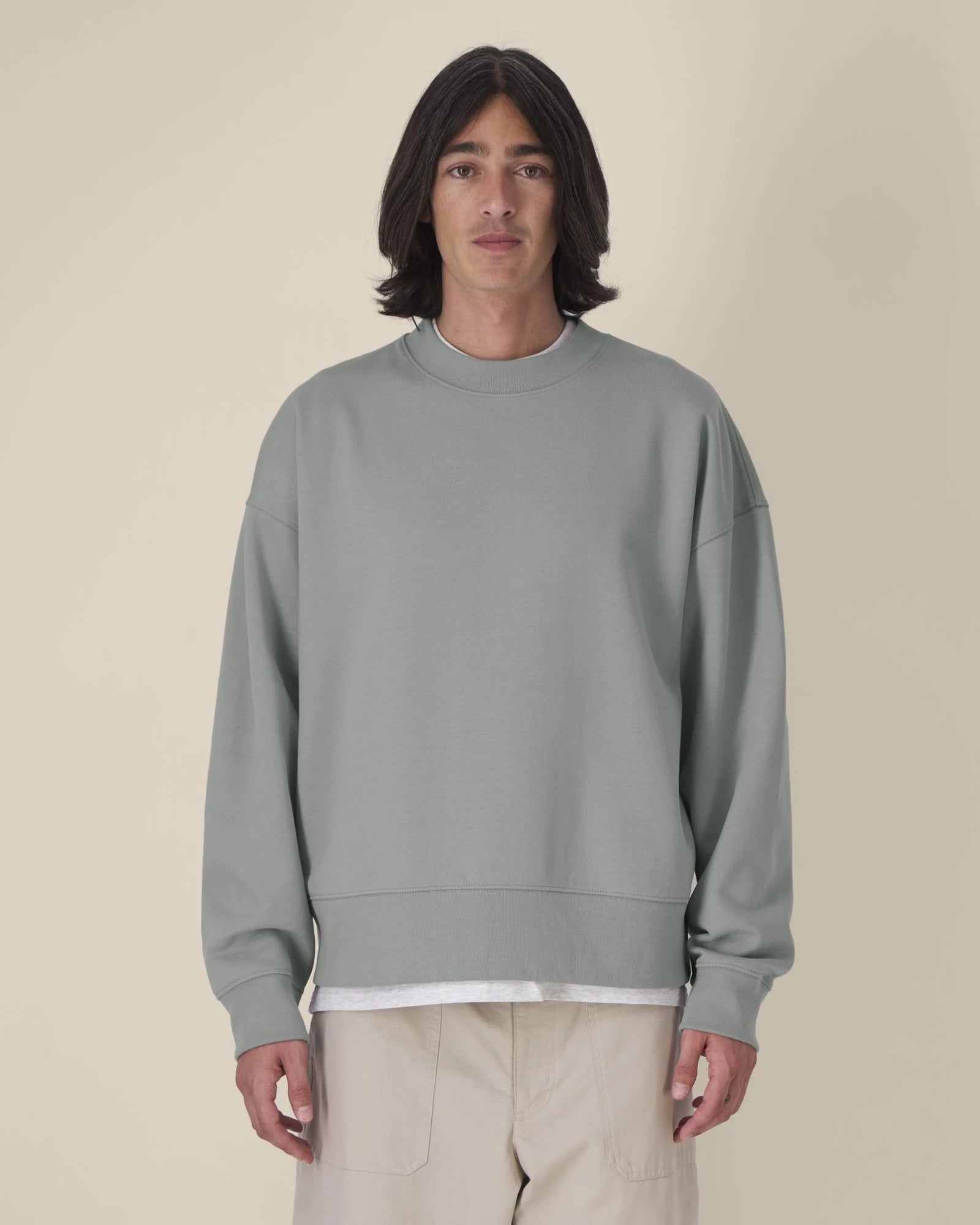 Sweatshirt Boxy aus Bio-Baumwolle Stanley/Stella zum Personalisieren - 30