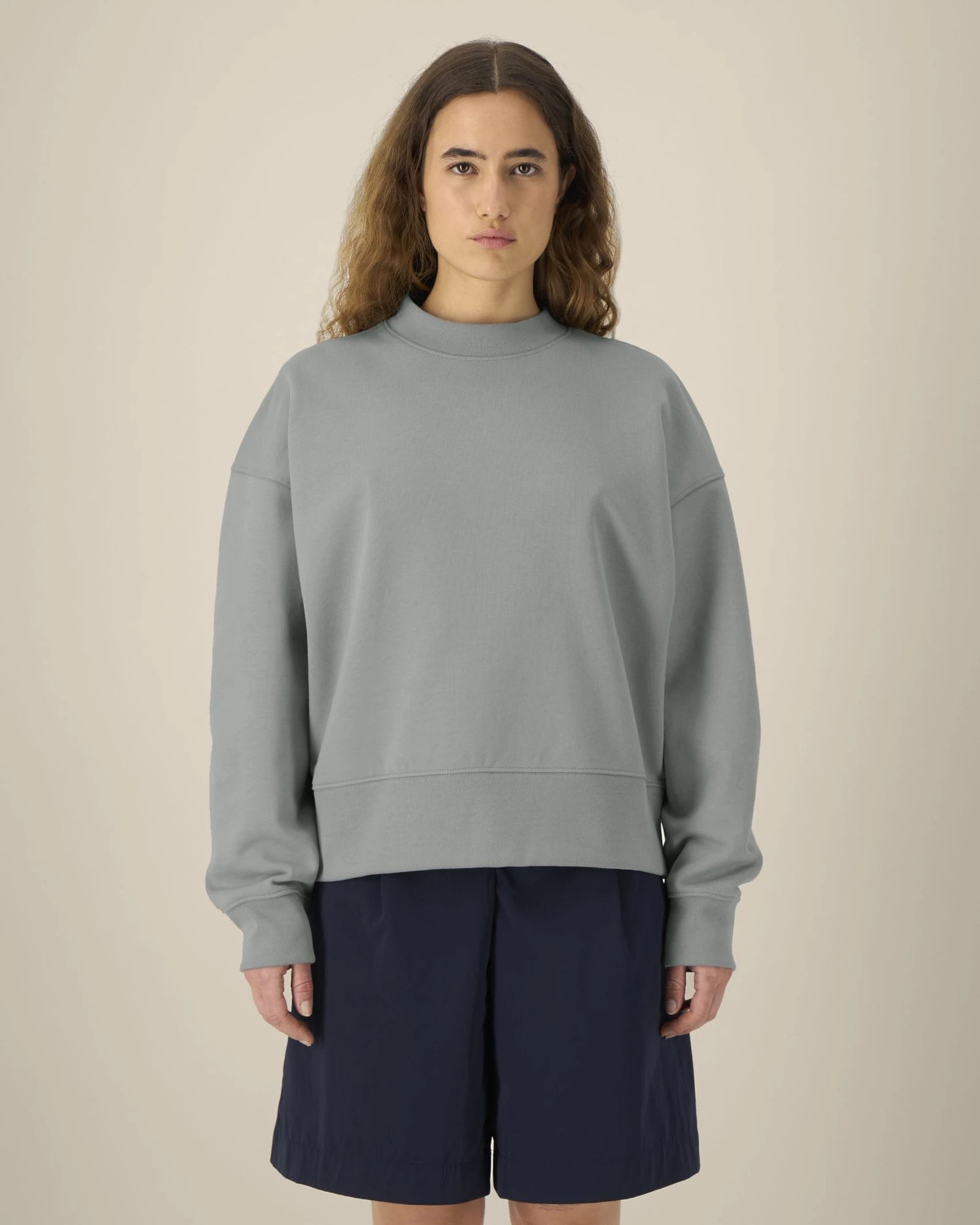 Sweatshirt Boxy aus Bio-Baumwolle Stanley/Stella zum Personalisieren - 34