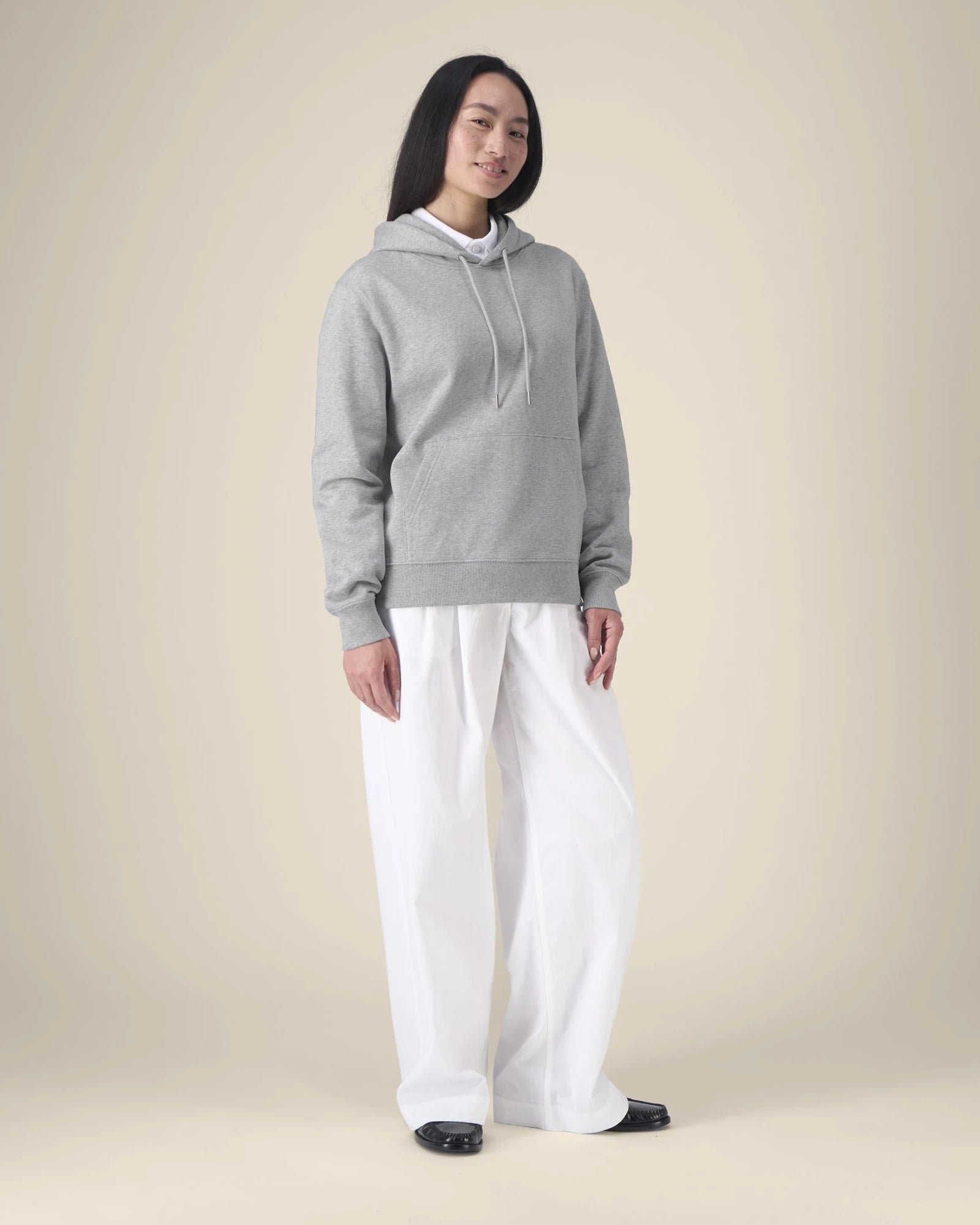 Sweatshirt recycelt Damen Gamechanger zum Personalisieren - Mélange Grau