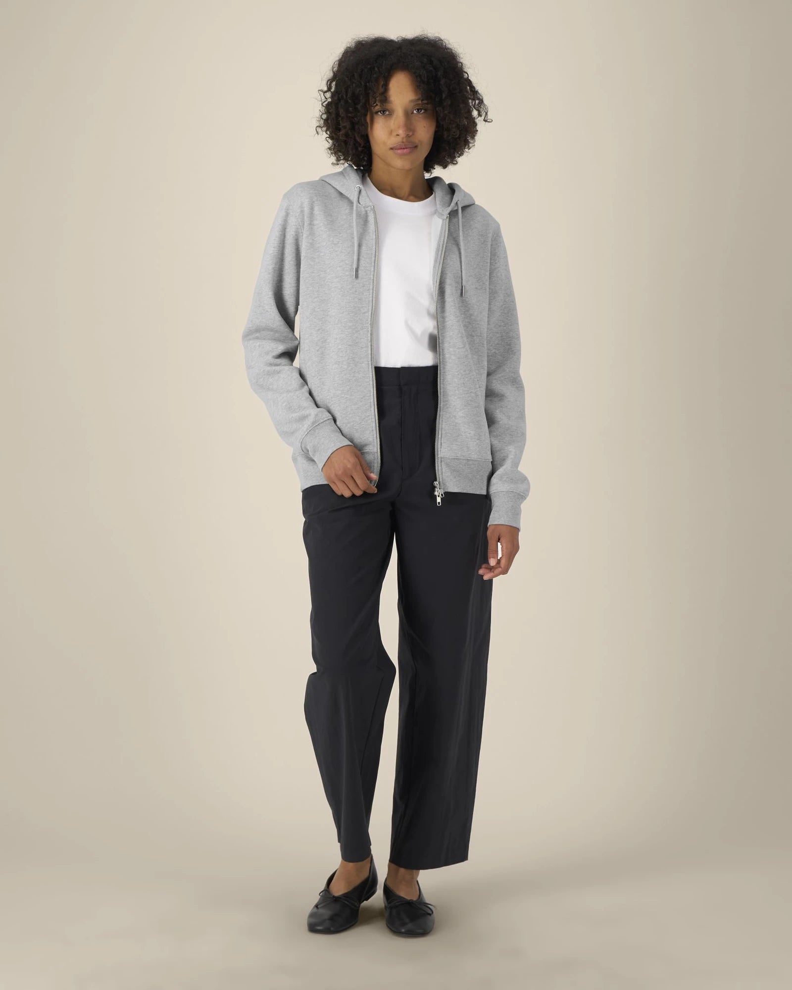 Sweatshirt unisex Bio-Baumwolle Stanley/Stella Astor zum Personalisieren - Mélange Grau