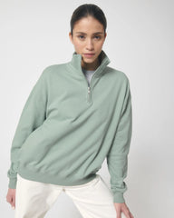 Sweatshirt Bio-Baumwolle Stanley/Stella Miller zum Personalisieren - Aloe