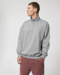 Sweatshirt Bio-Baumwolle Stanley/Stella Miller zum Personalisieren - Mélange Grau