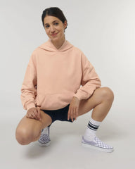 Hoodie Bio-Baumwolle Stanley/Stella Cooper zum Personalisieren - Frisches Pfirsich