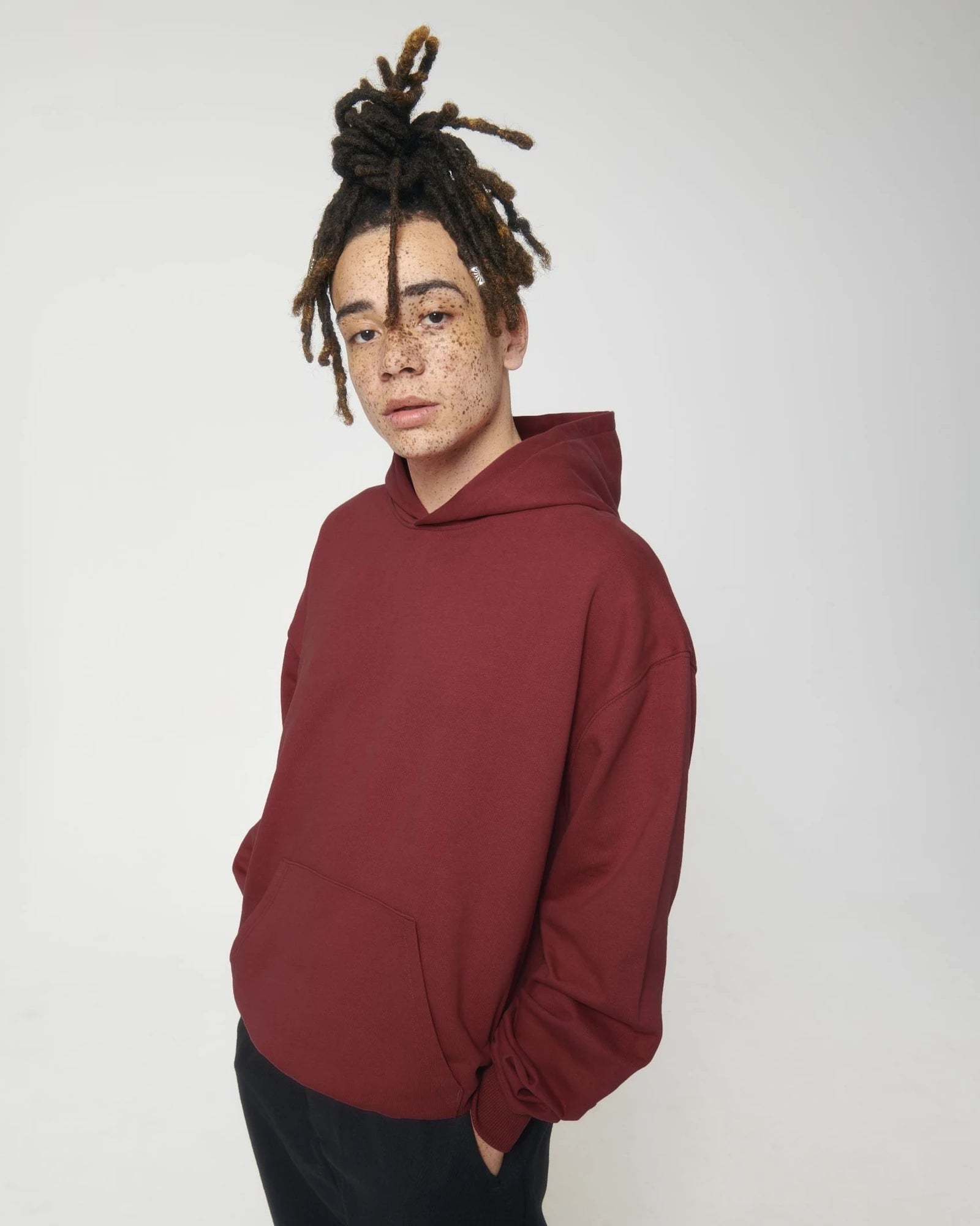 Hoodie Bio-Baumwolle Stanley/Stella Cooper zum Personalisieren - Rote Erde
