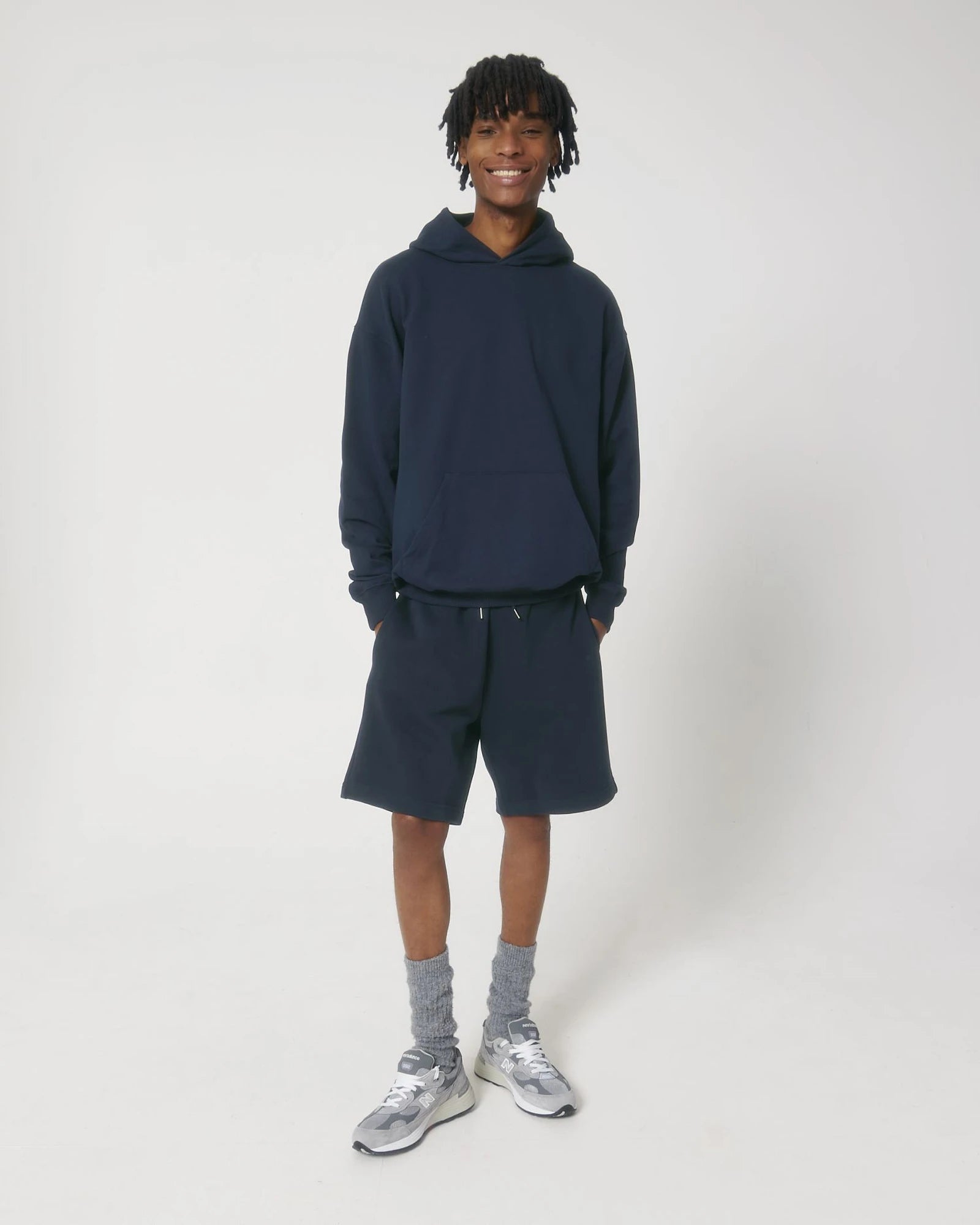 Hoodie Bio-Baumwolle Stanley/Stella Cooper zum Personalisieren - Französische Marine