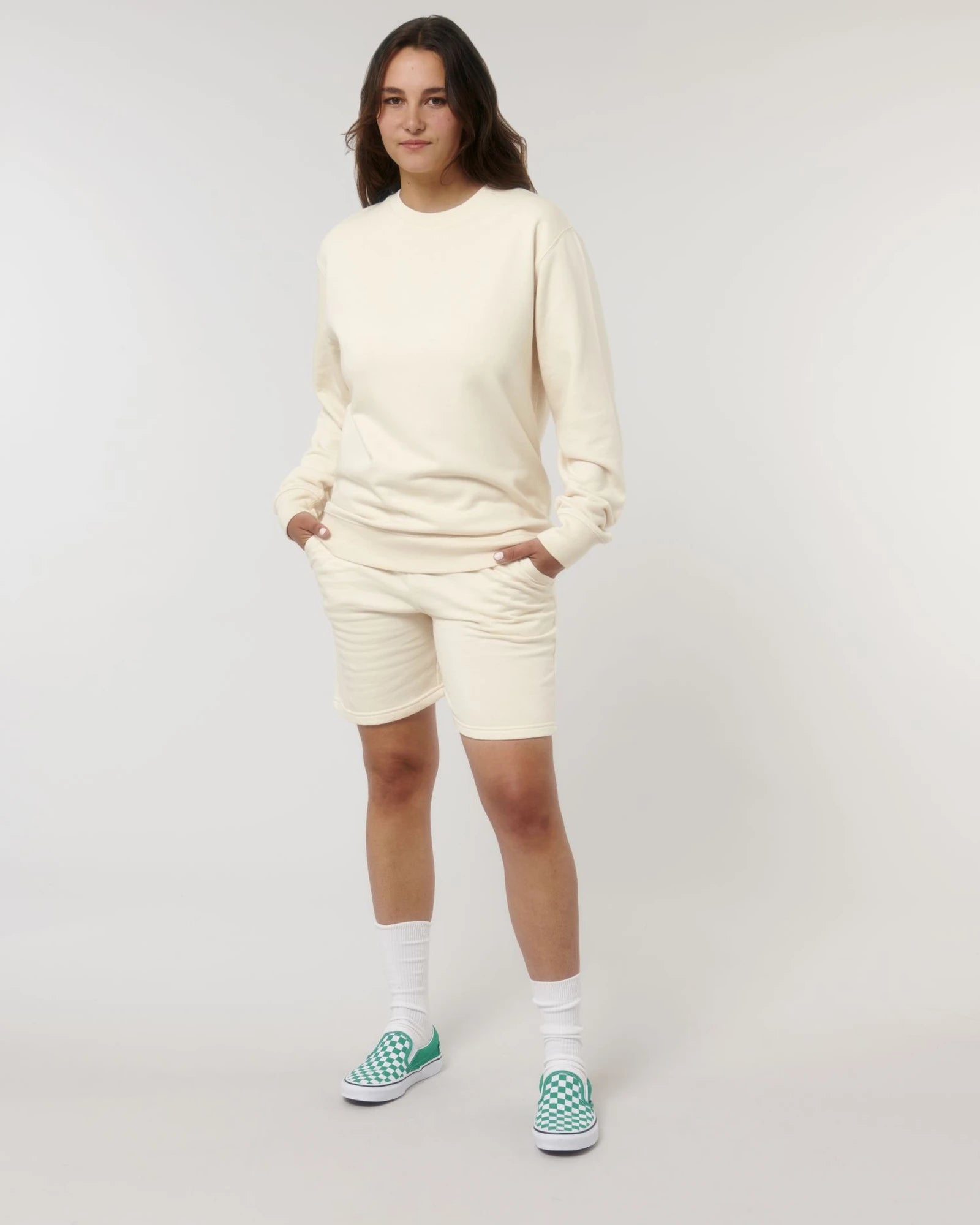 Sweatshirt Bio-Baumwolle Stanley/Stella Matcher zum Personalisieren - Naturroh