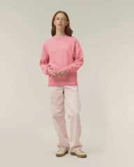 Sweatshirt Bio-Baumwolle Stanley/Stella Matcher zum Personalisieren - Rosa Freude