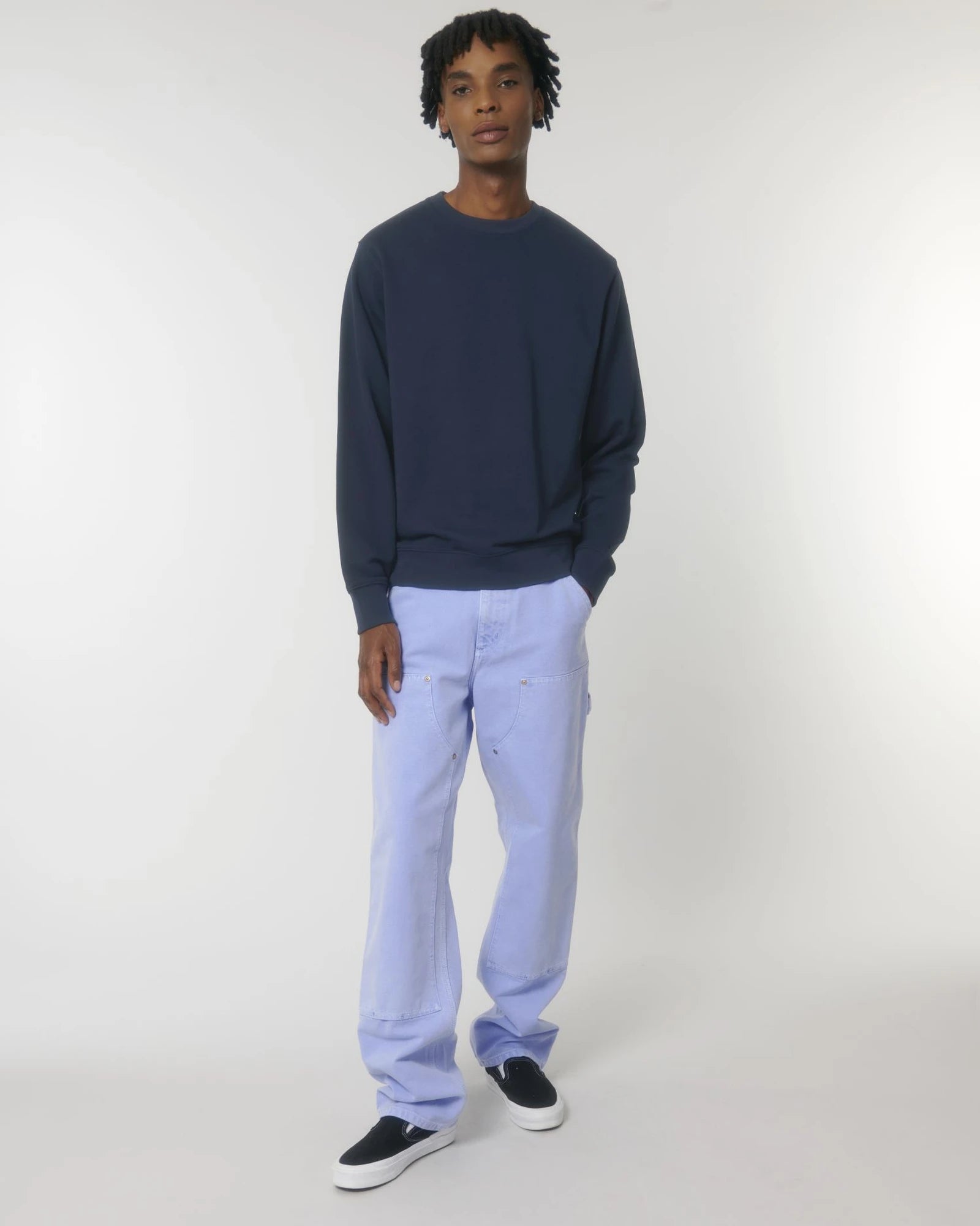 Sweatshirt Bio-Baumwolle Stanley/Stella Matcher zum Personalisieren - Französische Marine
