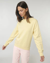 Sweatshirt Bio-Baumwolle Stanley/Stella Matcher zum Personalisieren - Butter