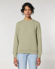 Sweatshirt Bio-Baumwolle Stanley/Stella Matcher zum Personalisieren - Salbei