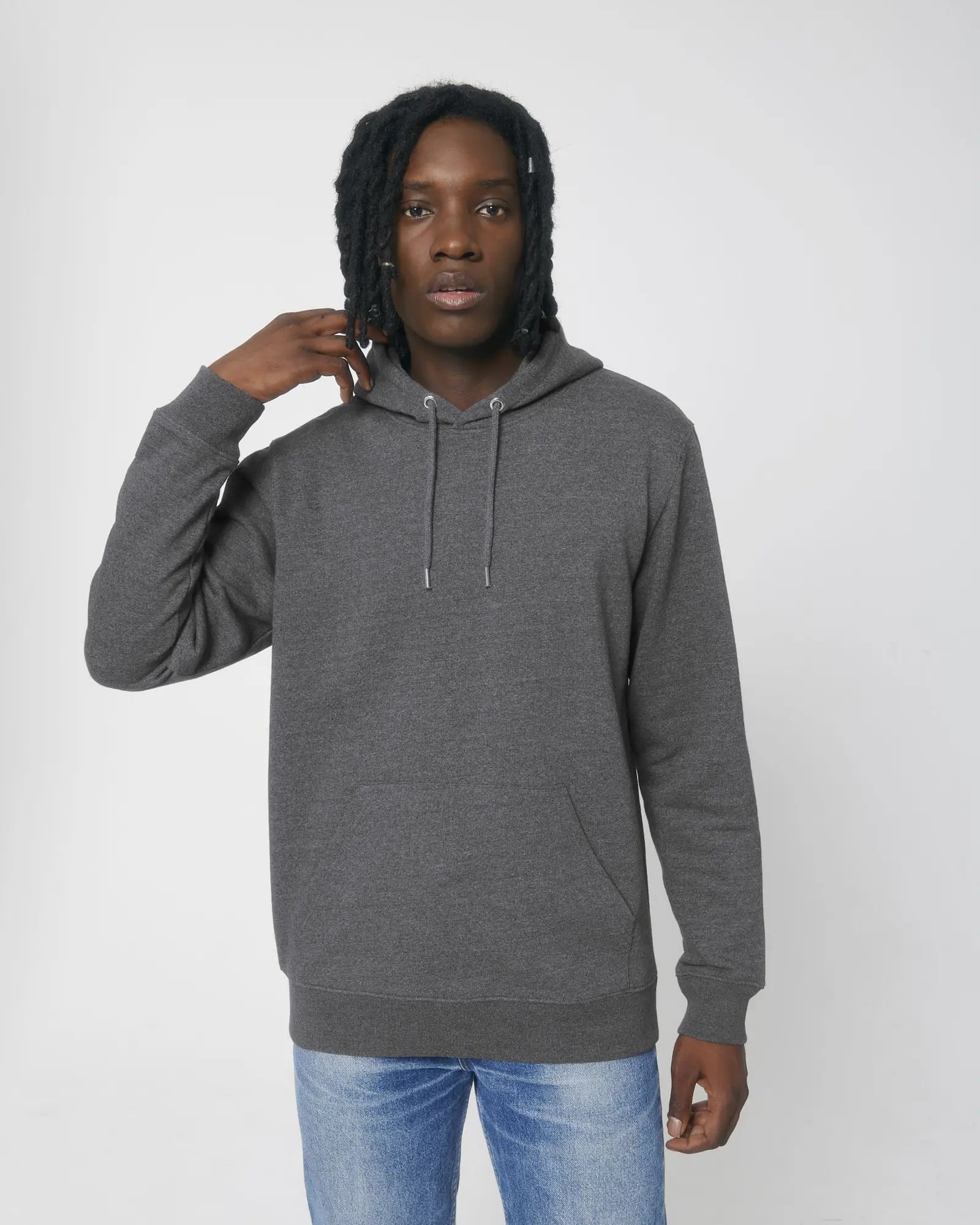 Hoodie Bio-Baumwolle Stanley/Stella RE-Cruiser zum Personalisieren - Re-Schwarz