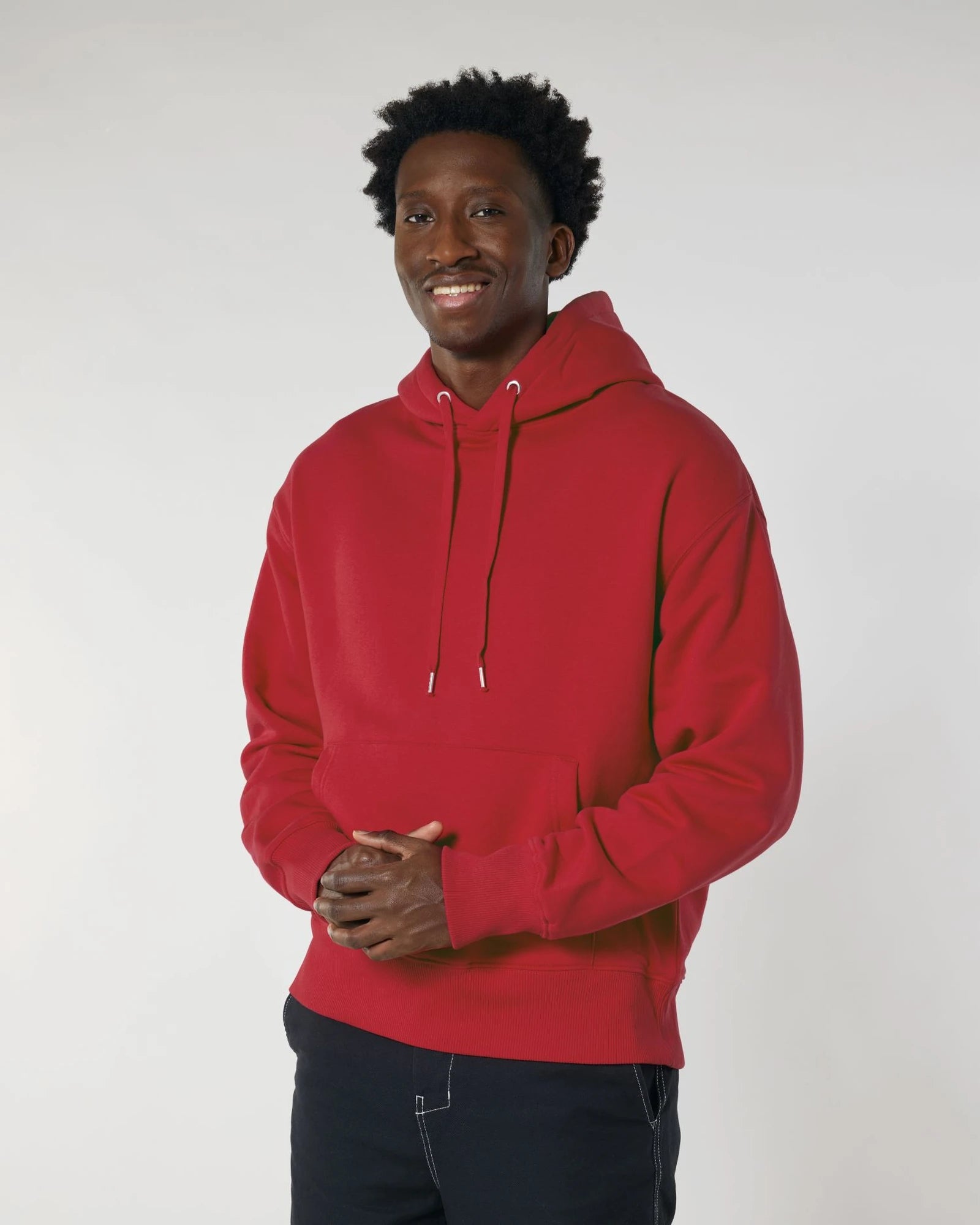 Hoodie Bio-Baumwolle Stanley/Stella Slammer zum Personalisieren - Rot