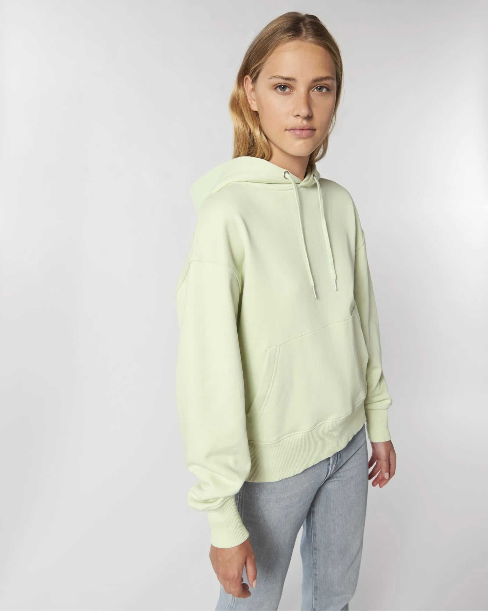 Hoodie Bio-Baumwolle Stanley/Stella Slammer zum Personalisieren - Stängelgrün