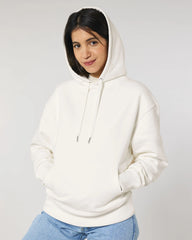 Hoodie Bio-Baumwolle Stanley/Stella Slammer zum Personalisieren - Cremeweiß