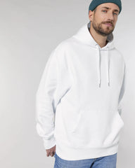 Hoodie Oversized Bio-Baumwolle Stanley/Stella Slammer zum Personalisieren - Weiß