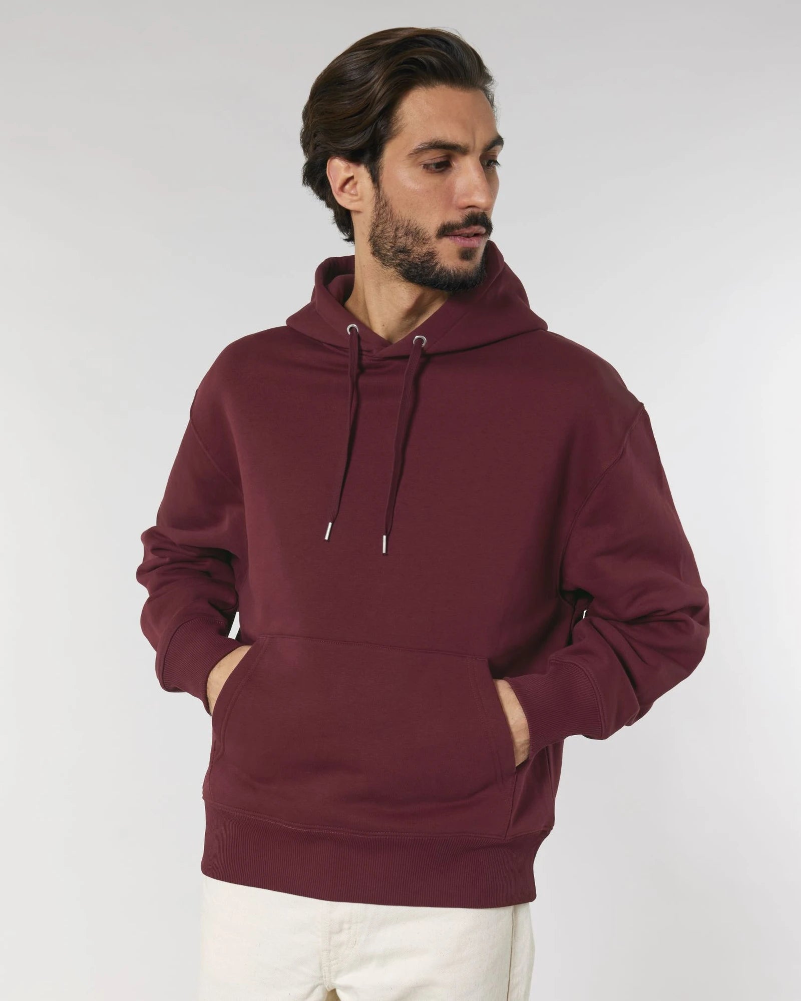 Hoodie Bio-Baumwolle Stanley/Stella Slammer zum Personalisieren - Bordeaux