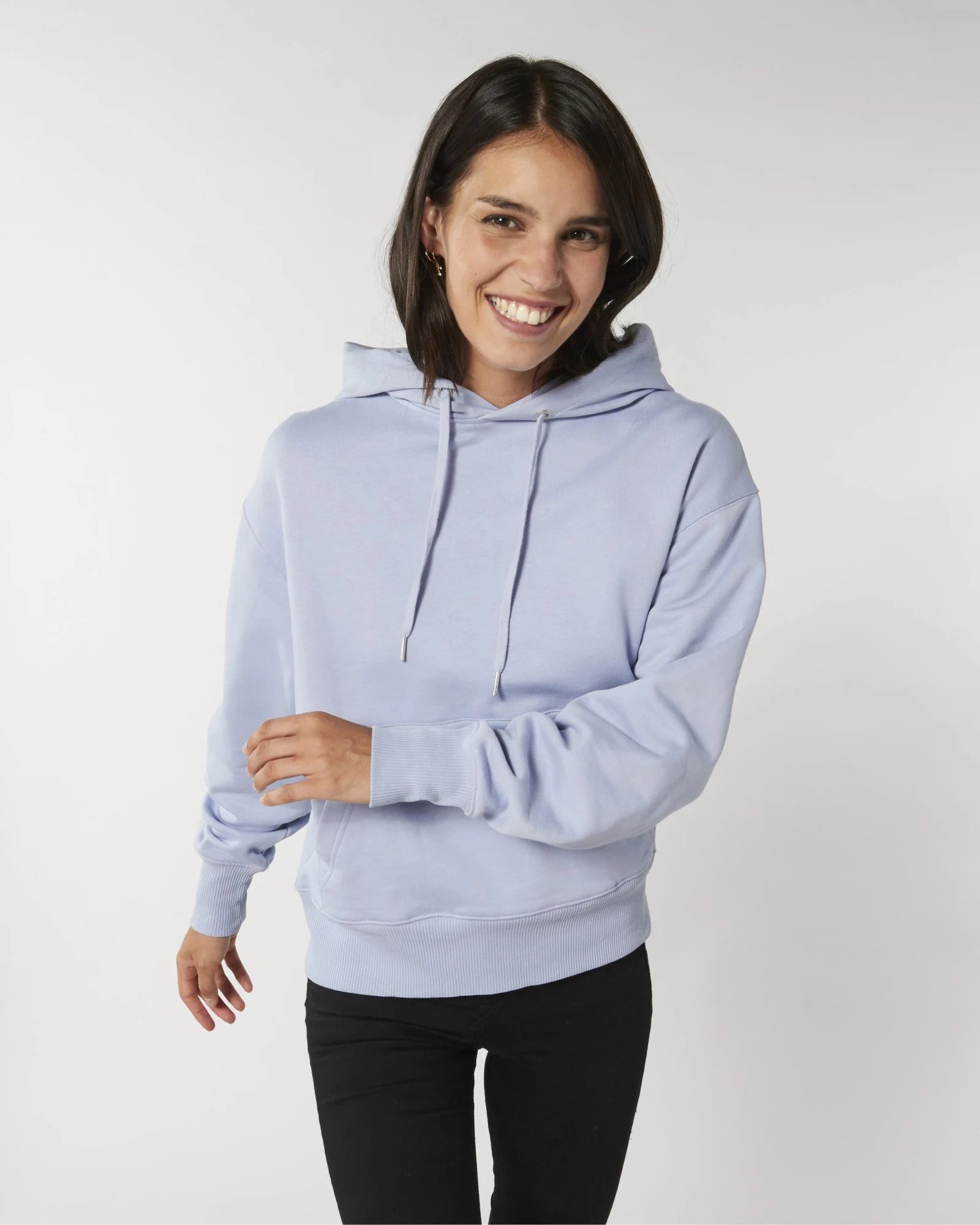 Hoodie Bio-Baumwolle Stanley/Stella Slammer zum Personalisieren - Serene Blau