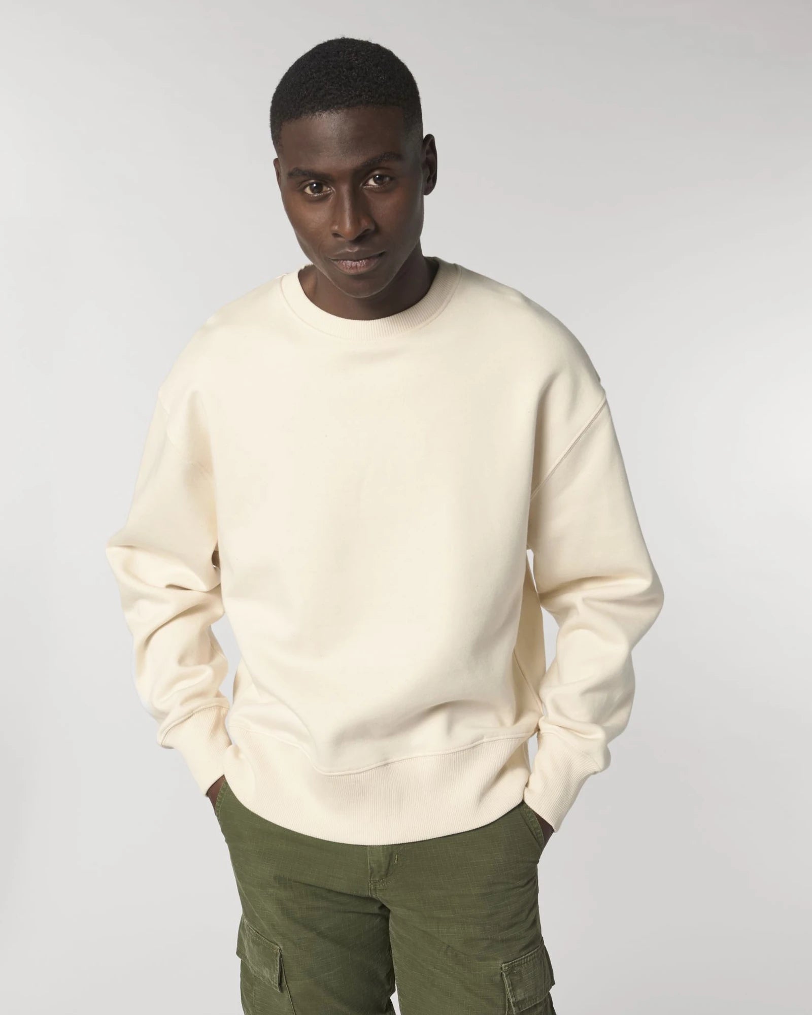 Sweatshirt Bio-Baumwolle Stanley/Stella Radder zum Personalisieren - Naturroh