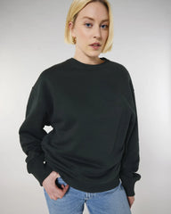 Sweatshirt Bio-Baumwolle Stanley/Stella Radder zum Personalisieren - Schwarz