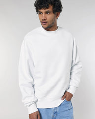 Sweatshirt Bio-Baumwolle Stanley/Stella Radder zum Personalisieren - Weiß