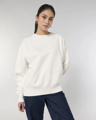 Sweatshirt Bio-Baumwolle Stanley/Stella Radder zum Personalisieren - Cremeweiß