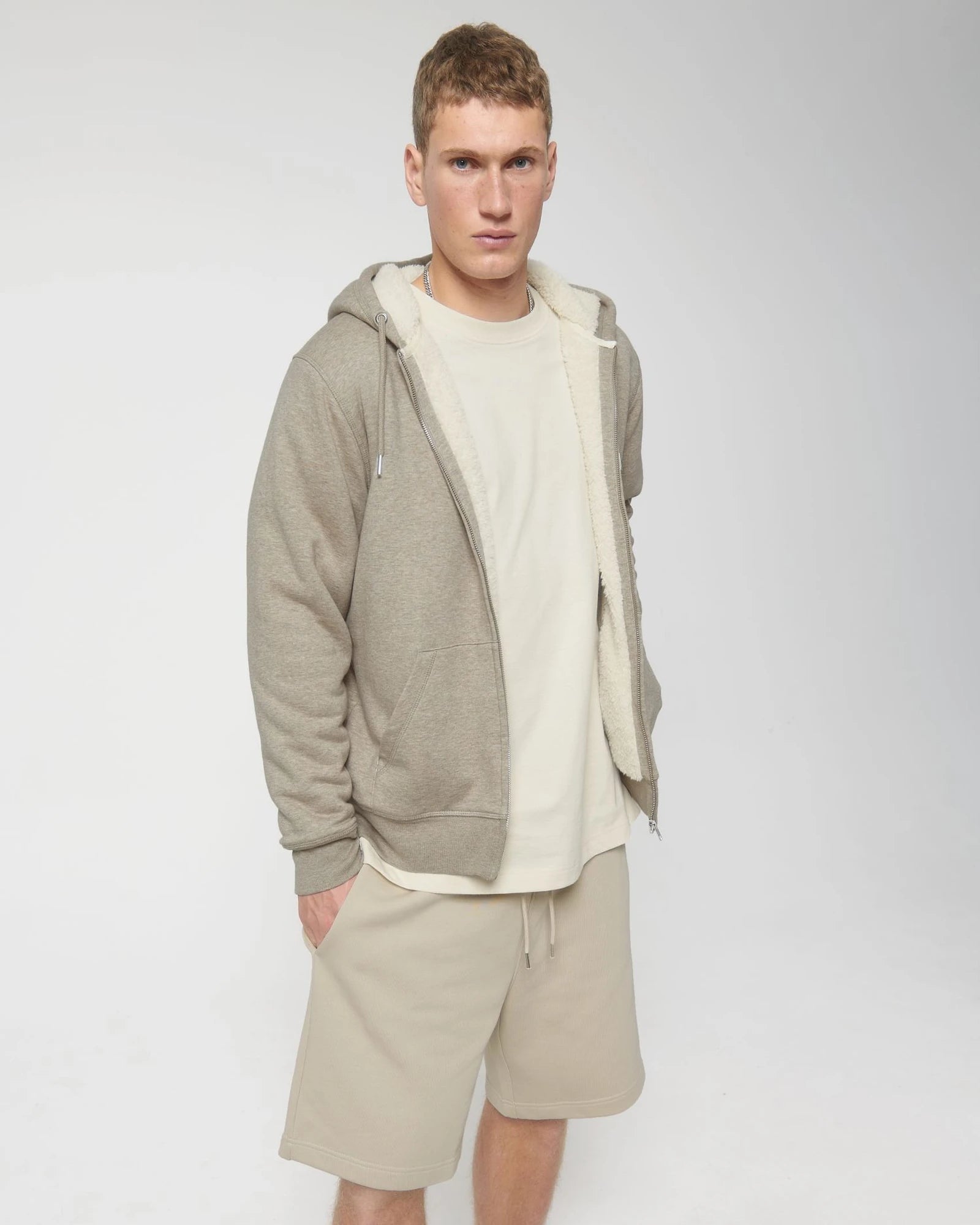 Sweatshirt zippbar Bio-Baumwolle Stanley/Stella Hygger zum Personalisieren - 14