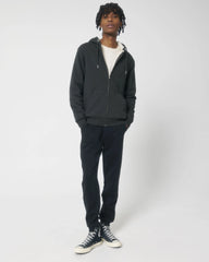Sweatshirt zippbar Bio-Baumwolle Stanley/Stella Hygger zum Personalisieren - Dunkel Heather Grau
