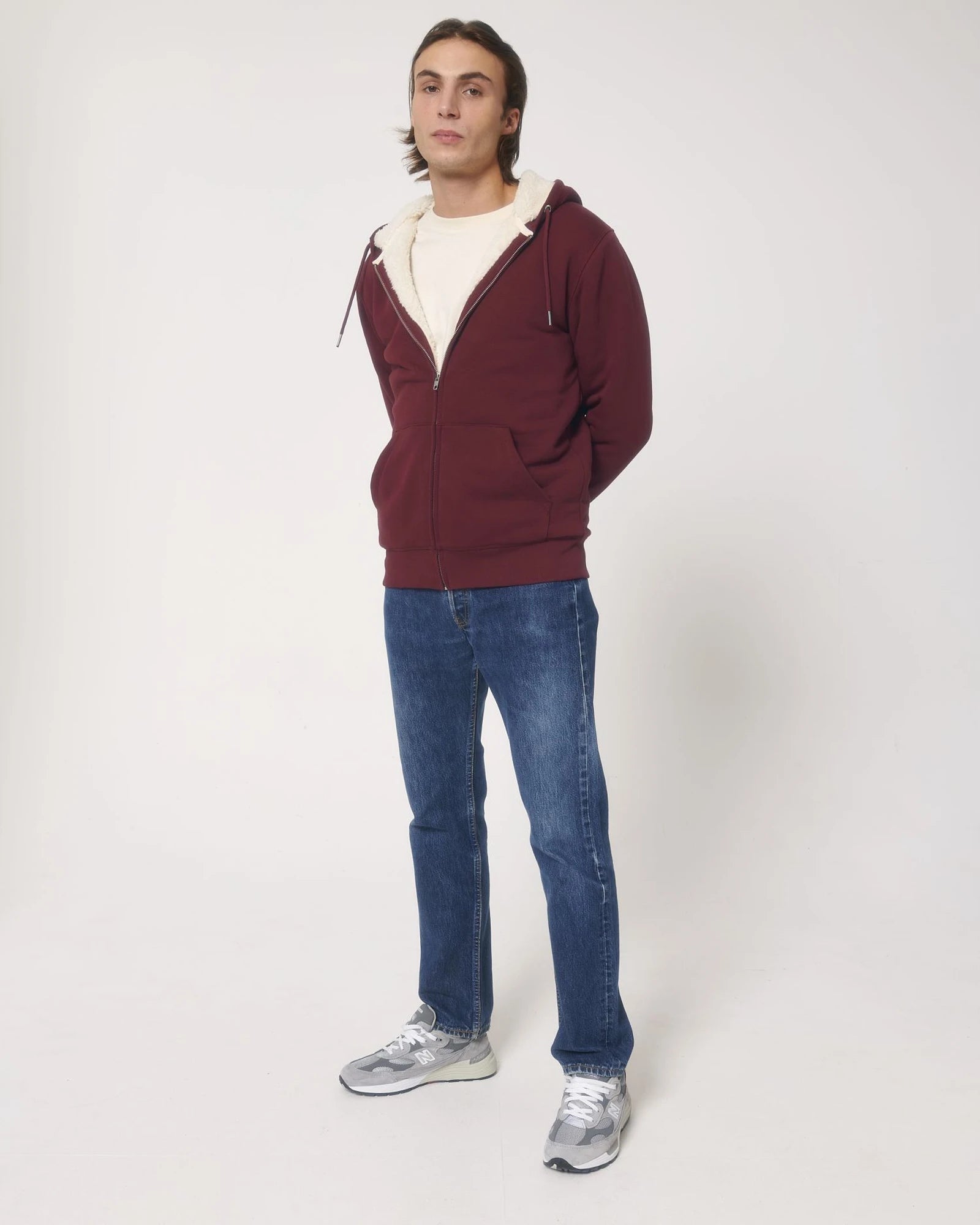 Sweatshirt zippbar Bio-Baumwolle Stanley/Stella Hygger zum Personalisieren - 10